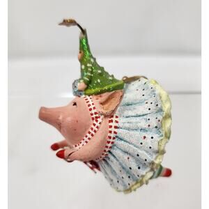 Patience Brewster P☆B - MINI Joyful Flying Pig Mini Krinkles Ornament 3" (30289)